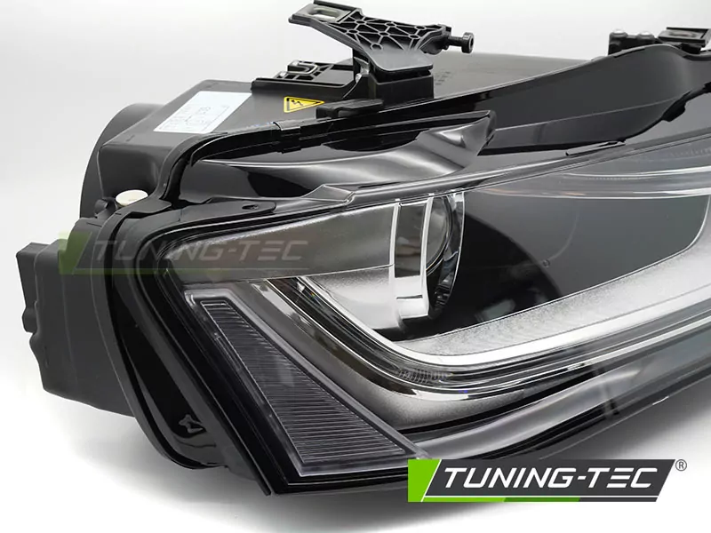 Xenon Headlight Black Right Side Tyc Fits Audi A4 B8 12-15