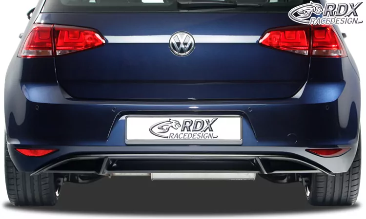RDX Heckansatz für VW Golf 7 Heckeinsatz Heckblende Diffusor