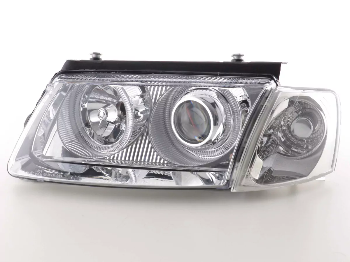 Scheinwerfer Set Angel Eyes VW Passat Typ 3B Bj. 97-00 chrom