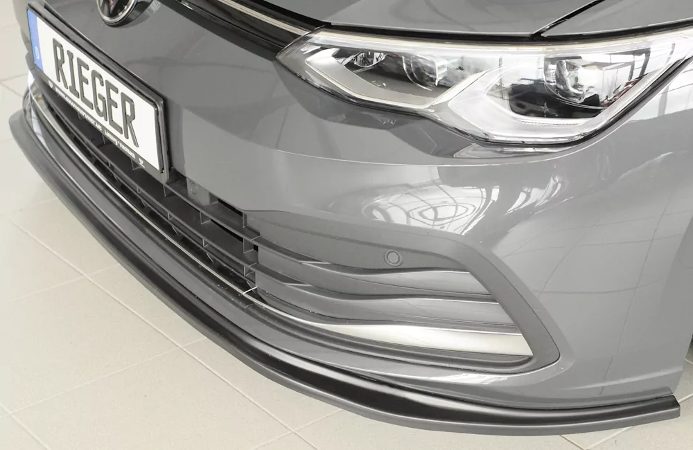 Rieger Spoilerschwert matt schwarz für VW Golf 8 3-tür. 12.19-03.24 (bis Facelift)