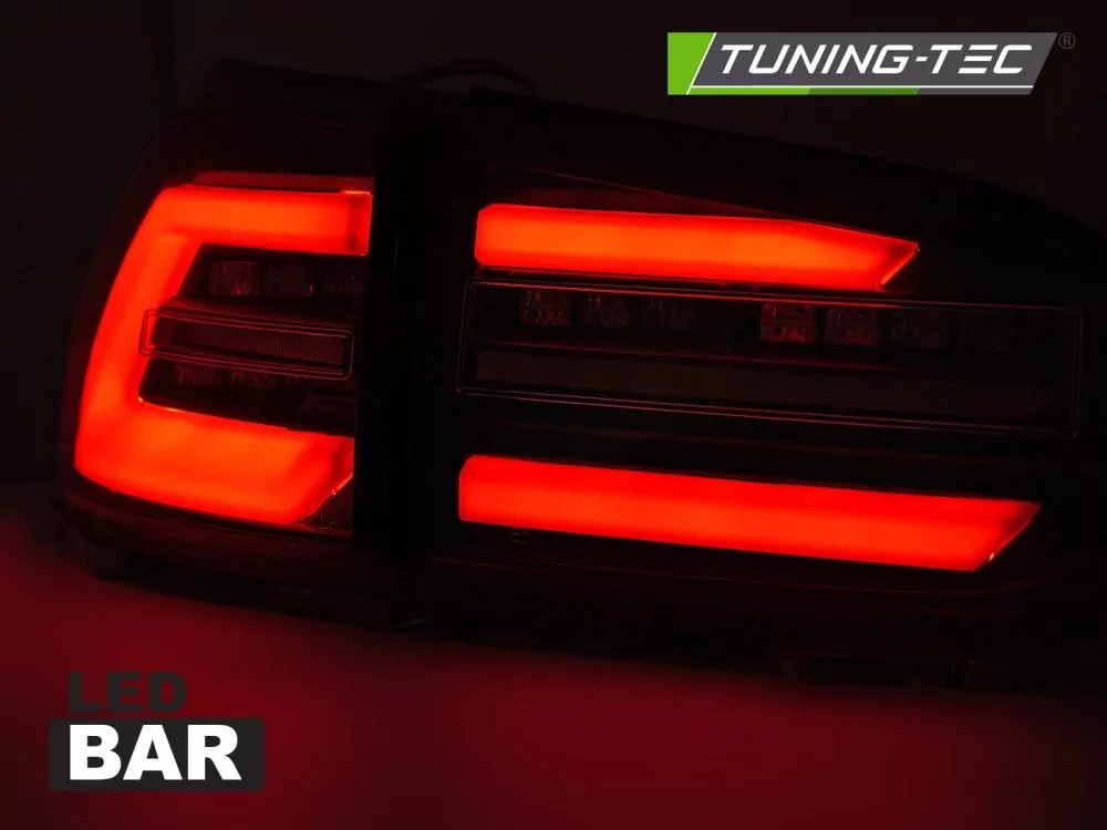 Led Tail Lights Black Smoke W/redseq Fits Vw Golf 7 17-19 Sw