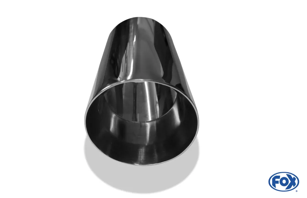 Anschweißendrohr Typ 25  Ø 125 mm / Länge: 300 mm - rund / uneingerollt / abgeschrägt / mit Type-B Einsatz