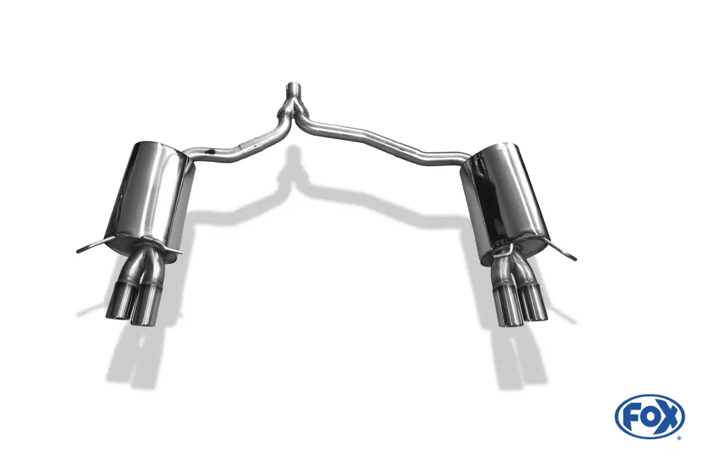 Mercedes C-Klasse 4-Zylinder Coupe C204  Endschalldämpfer rechts/links inkl. Y-Verbindungsrohr - 2x70 Typ 16 rechts/links