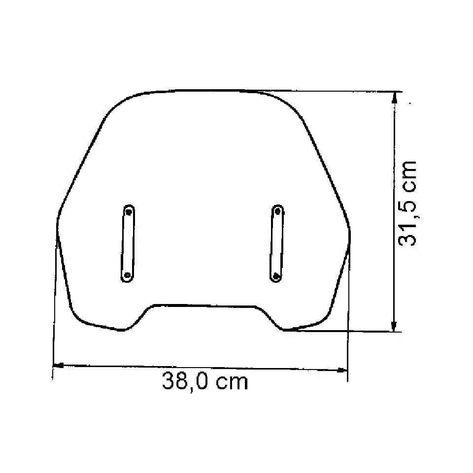 MRA Roadshield RO, universal, ohne Haltersatz mit ABE