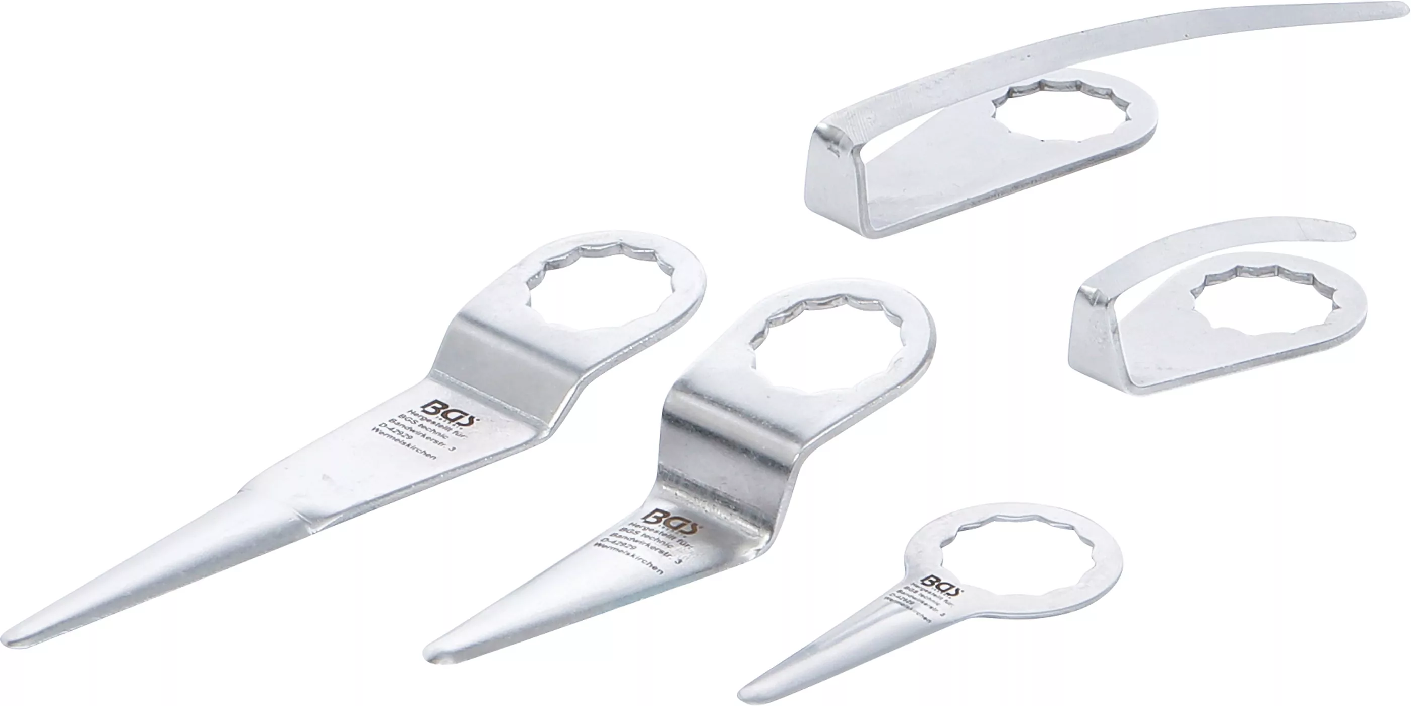 Schneidmesserset für Druckluft-Ausglaser | für Art. 3218, 9291 | 5-tlg.