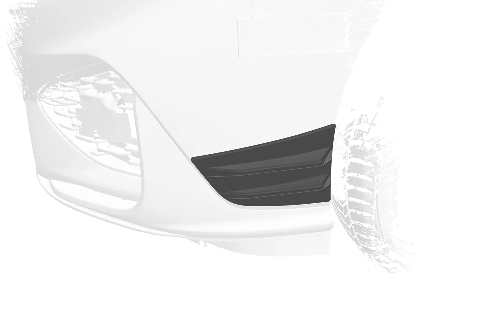 Performance Flaps für Hyundai I30 (PD) N / N-Line FP025 Schwarz Strukturiert