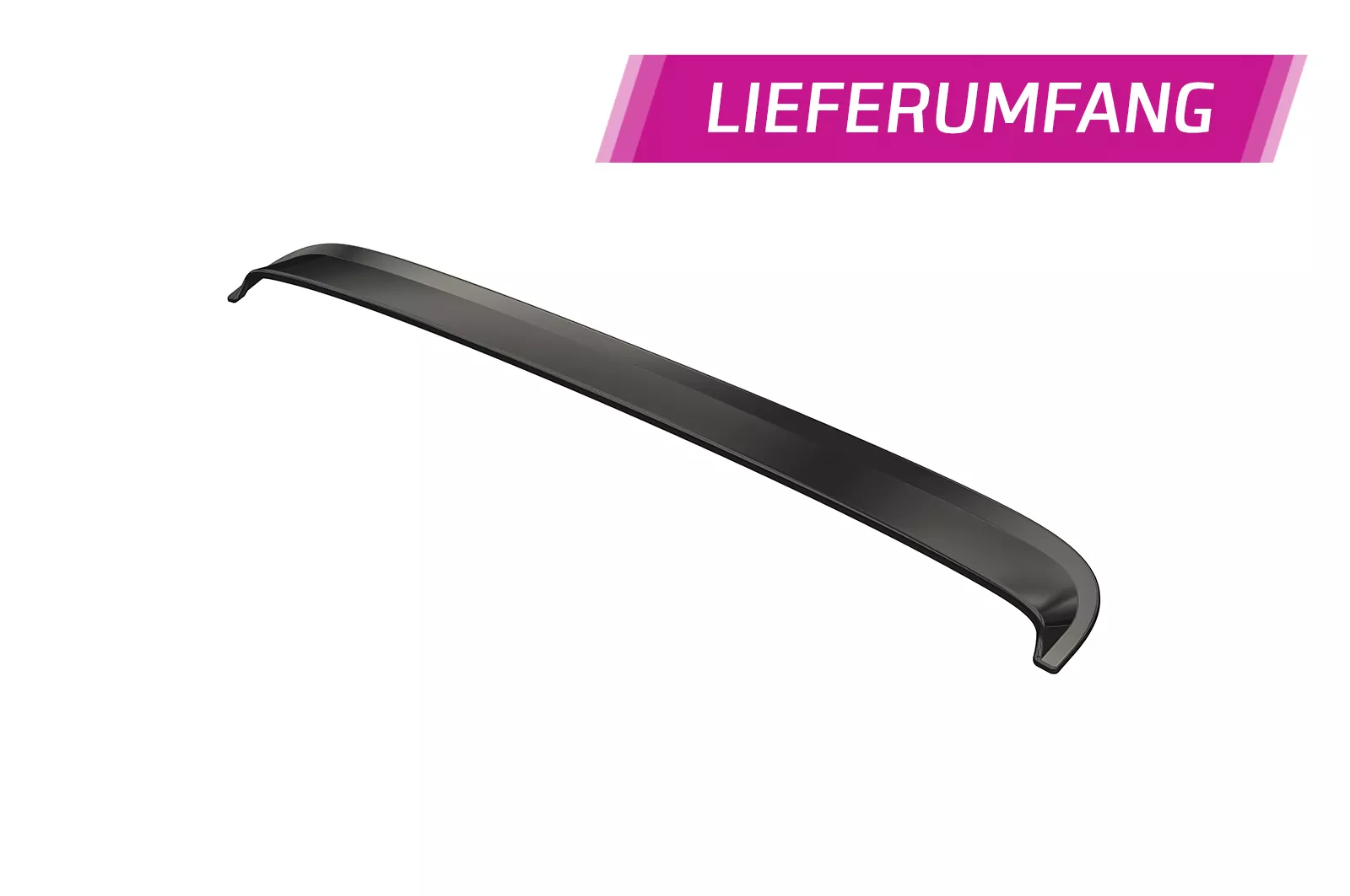 Heckscheibenblende für Porsche Cayman 987C HSB102 Schwarz Strukturiert