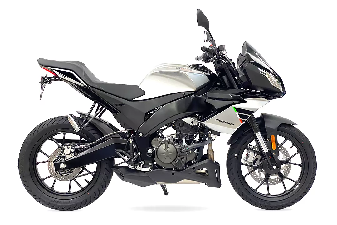 alpha Technik Kennzeichenhalter für Aprilia RS125 und Tuono 125 Typ XA Modelljahr 2021-