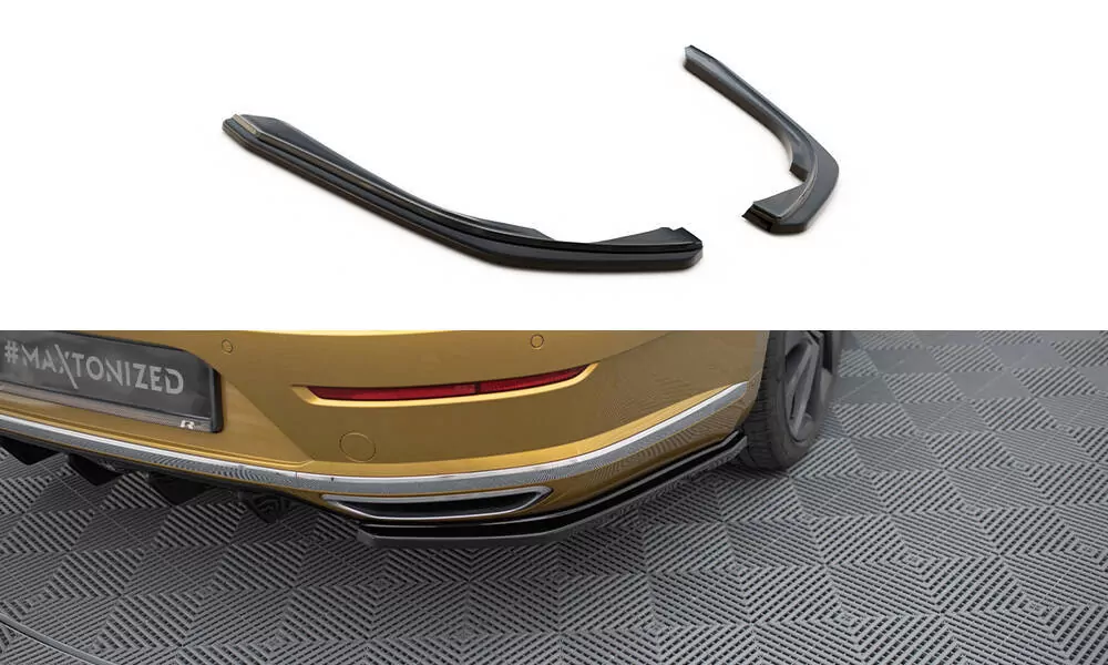 Heck Ansatz Flaps Diffusor Passend Für Diffusor Passend Für VW ARTEON Schwarz Hochglanz Schwarz Hochglanz