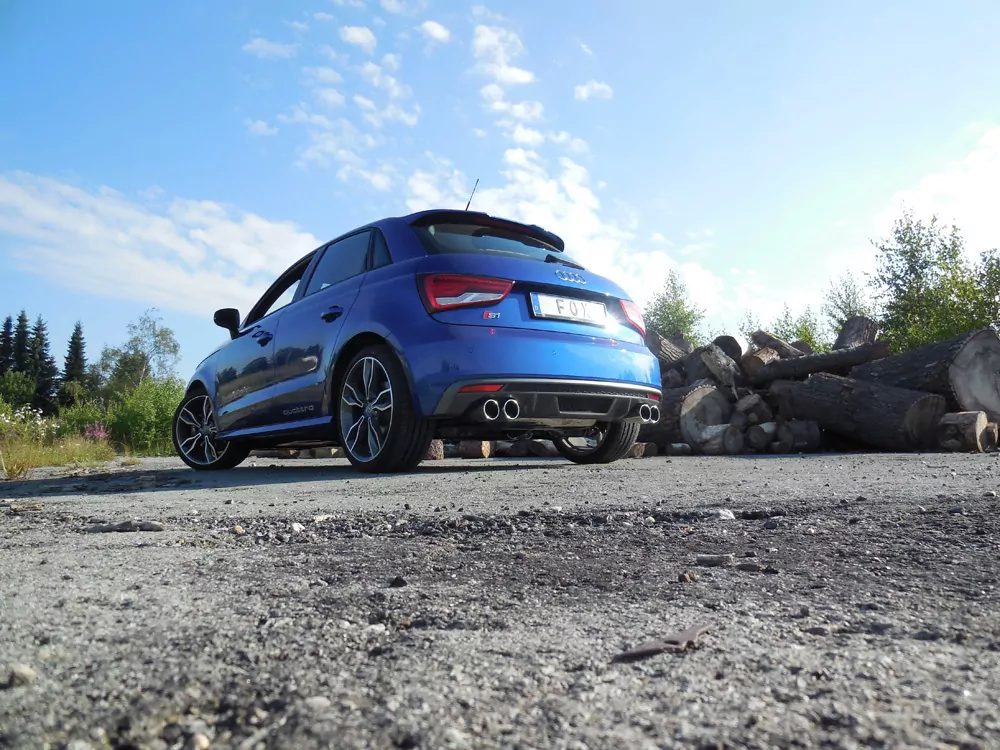 Audi S1 quattro  Endschalldämpfer Ausgang rechts/links - 2x90 Typ 12 rechts/links