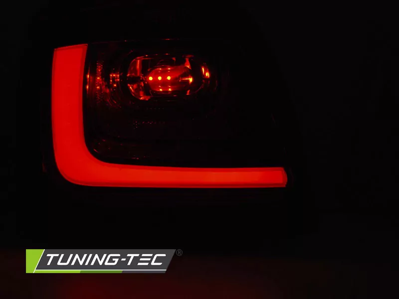Led Bar Tail Lights Red Smoke Fits Vw Polo 09-14