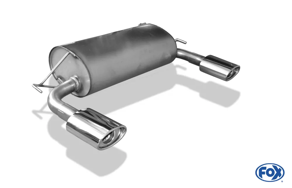 Opel Antara  Endschalldämpfer quer Ausgang rechts/links - 140x90 Typ 33 rechts/links