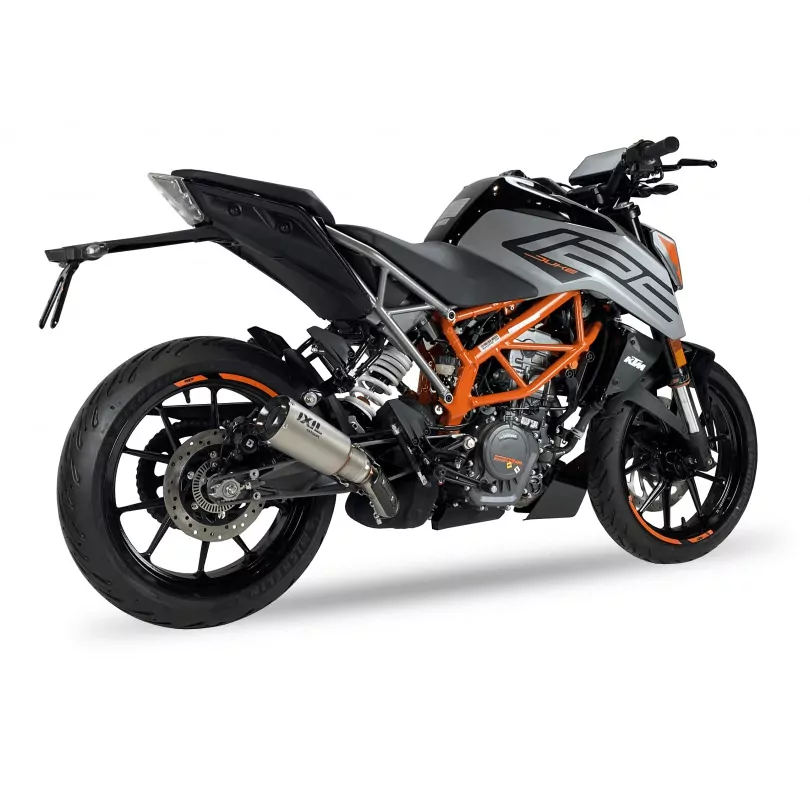 IXIL IXIL RC/RB Endschalldämpfer, KTM Duke 125/RC/390, 21-, HQ VITPILEN/SVARPILEN, 21- E-geprüft