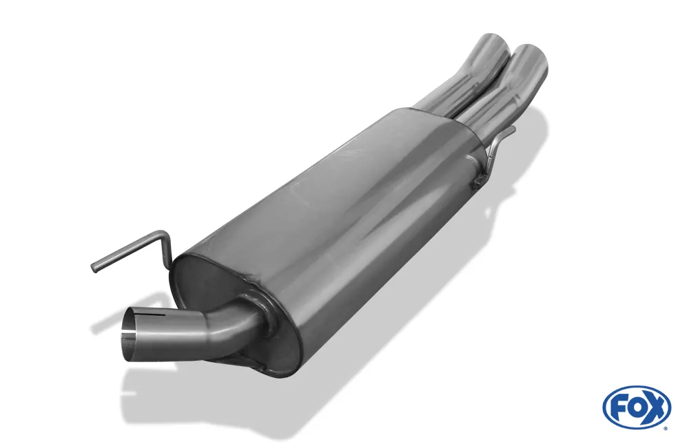 VW Golf III GTI/ VR6  Endschalldämpfer - 2x76 Typ 18