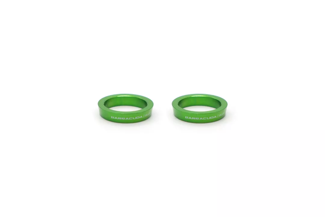Barracuda grüner Einlegering für Footpeg Fußraste