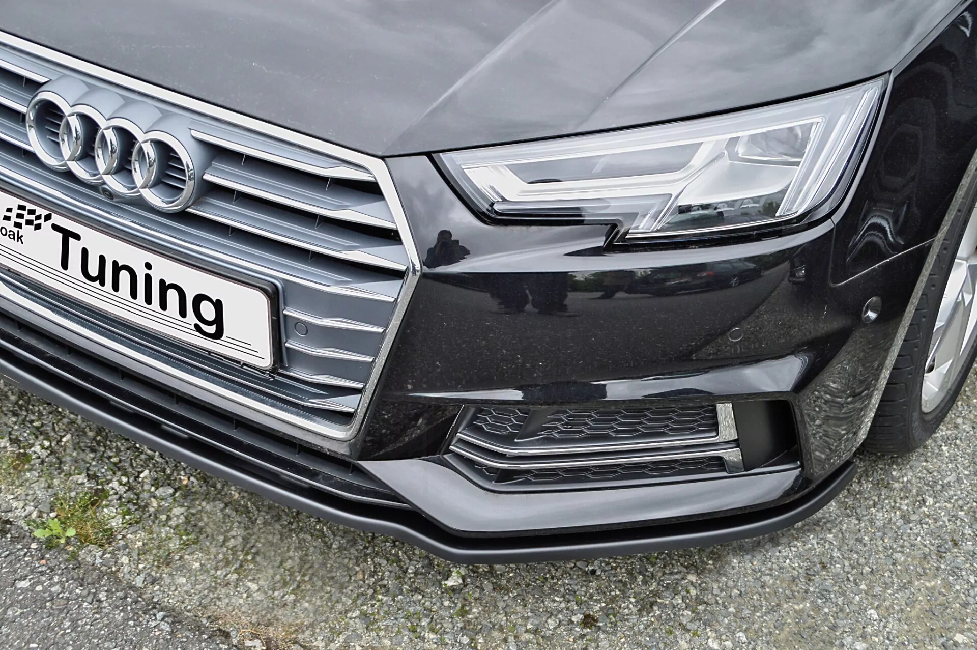 Cup Frontspoilerlippe für Audi A4 S-Line + S4 : B9 ab Bj. 2015-