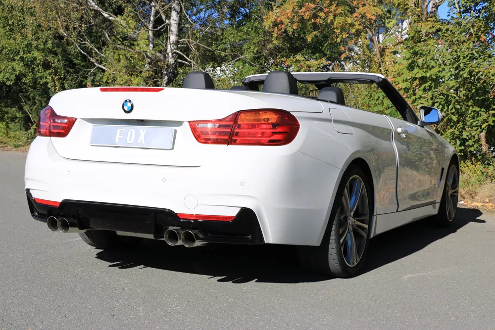 BMW F32/F33/F36 - 435i - M-Paket  Endschalldämpfer quer Ausgang rechts/links - 2x80 Typ 25 rechts/links