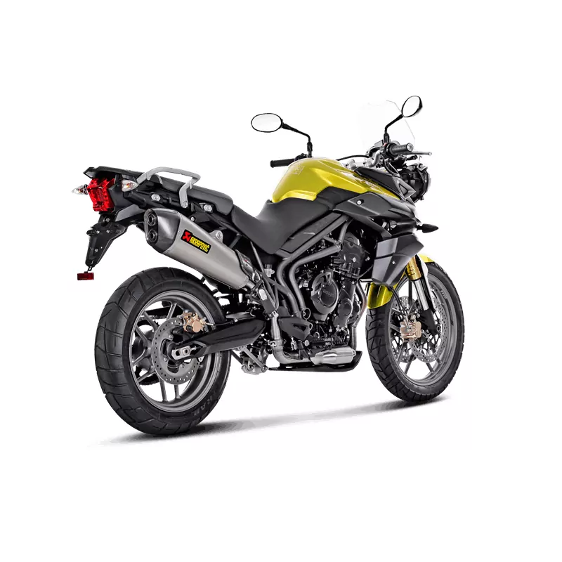 Akrapovic Slip-On Line (Titanium) Auspuff für Triumph Tiger 800 XC/XR/XRx/XCx Modelljahr 2011-2016