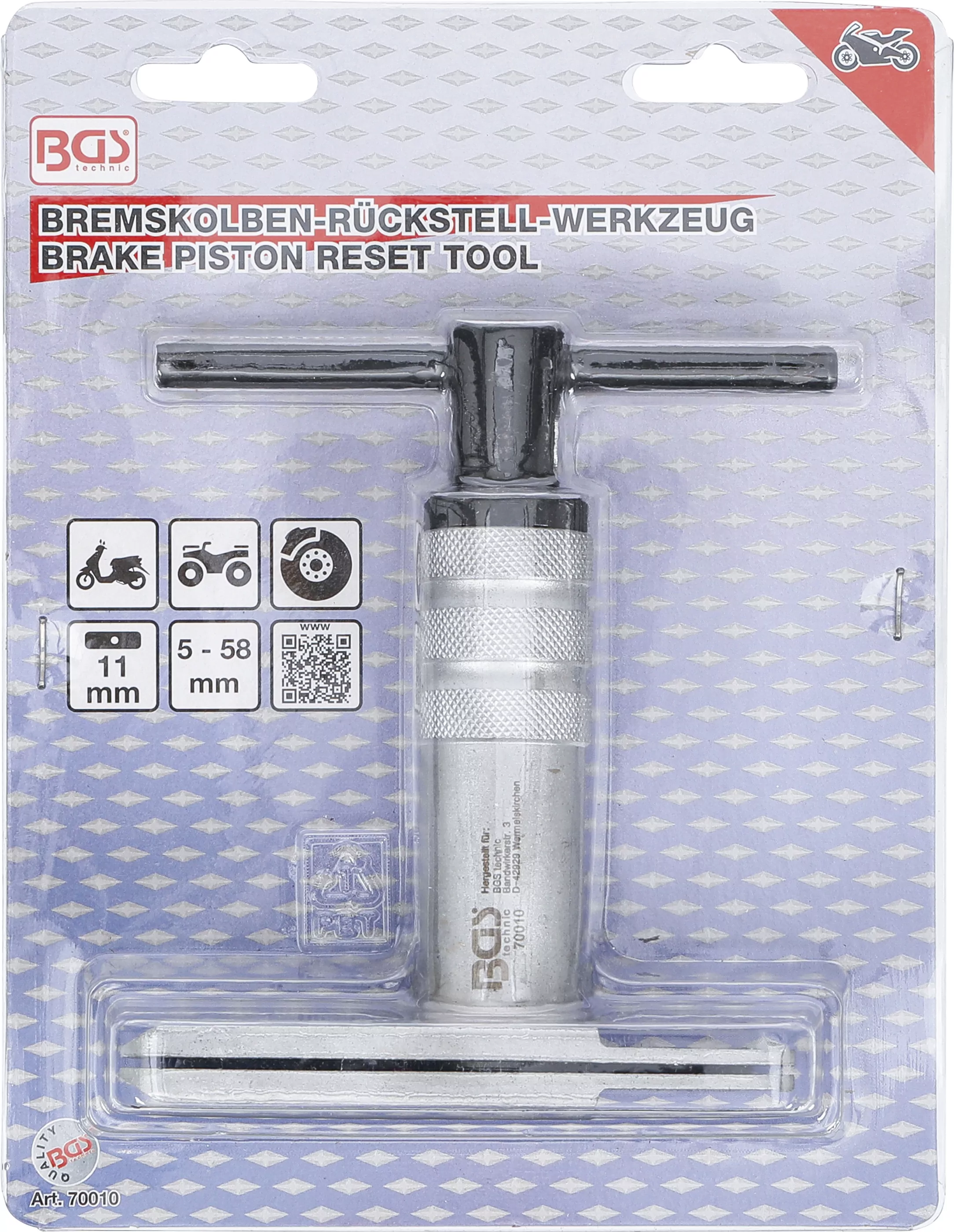 Bremskolben-Rückstell-Werkzeug | für Motorräder