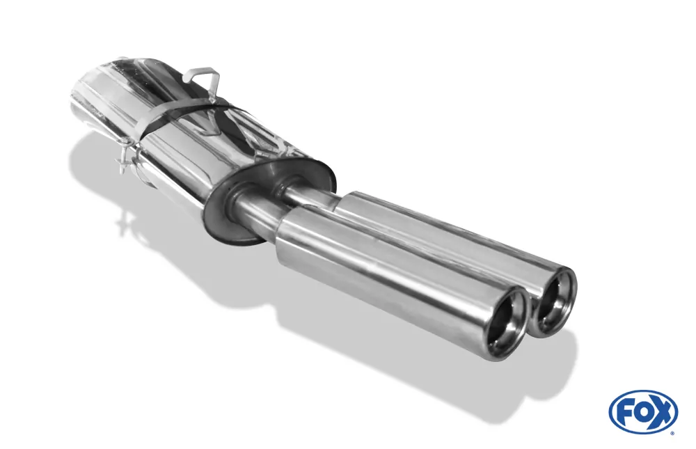 Opel Astra F Stufenheck  Endschalldämpfer 1-Punkt-Aufhängung - 2x80 Typ 13