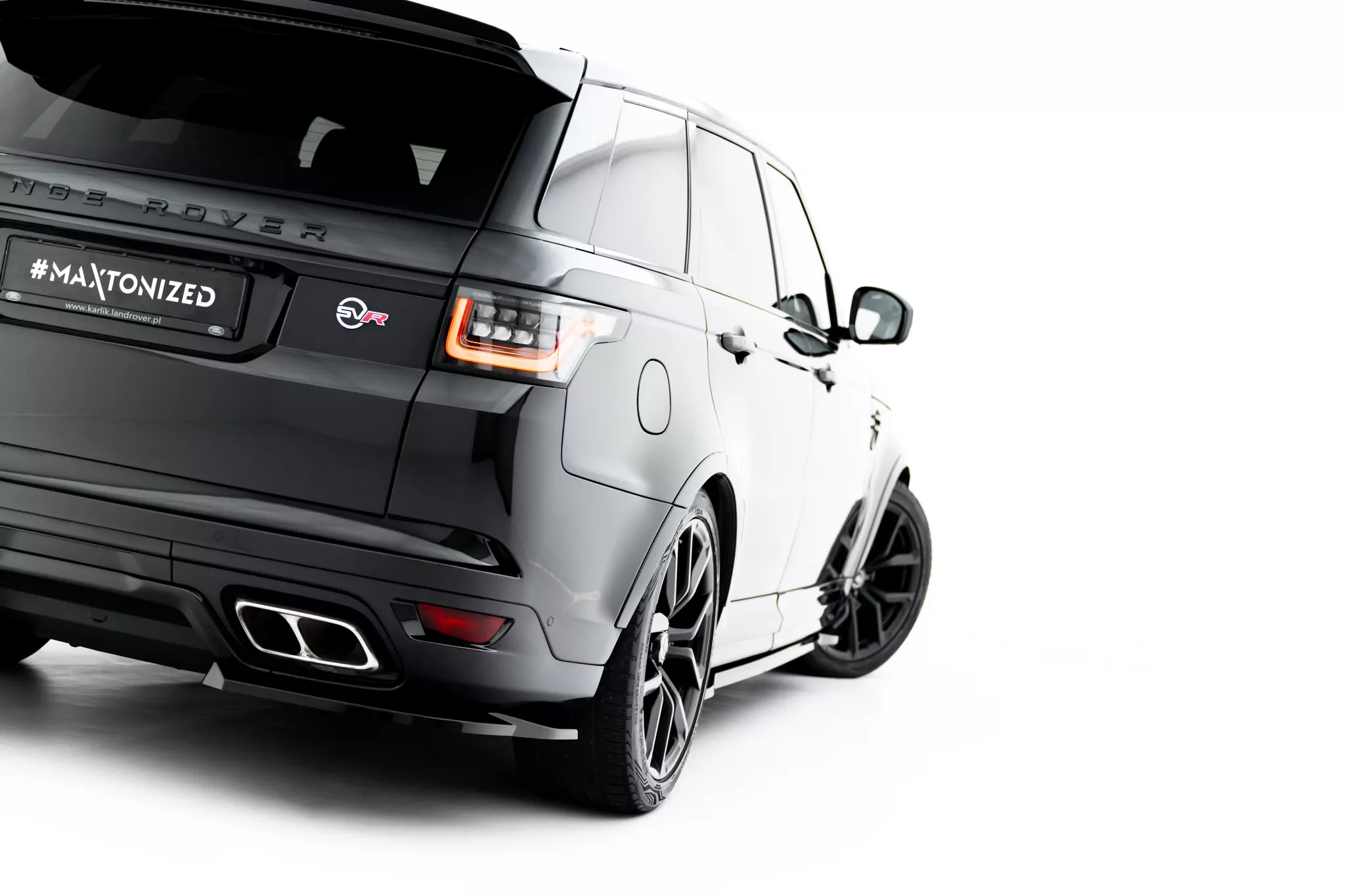 Heck Ansatz Flaps Diffusor passend für Range Rover SVR Mk2 Facelift ...