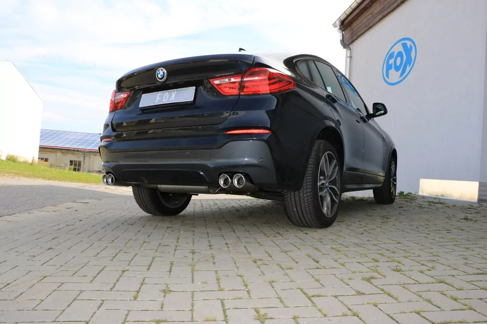 BMW X4 F26  Endschalldämpfer quer Ausgang rechts/links - 2x90 Typ 17 rechts/links