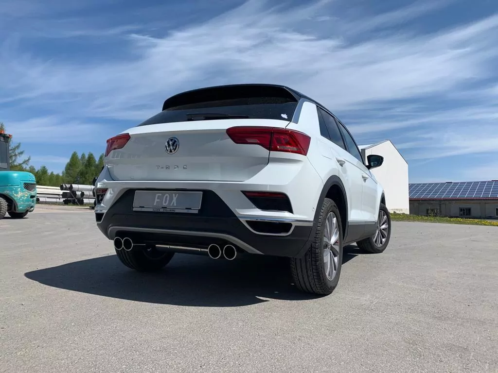 VW T-Roc - Frontantrieb  Endschalldämpfer rechts/links - 2x90 Typ 16 rechts/links