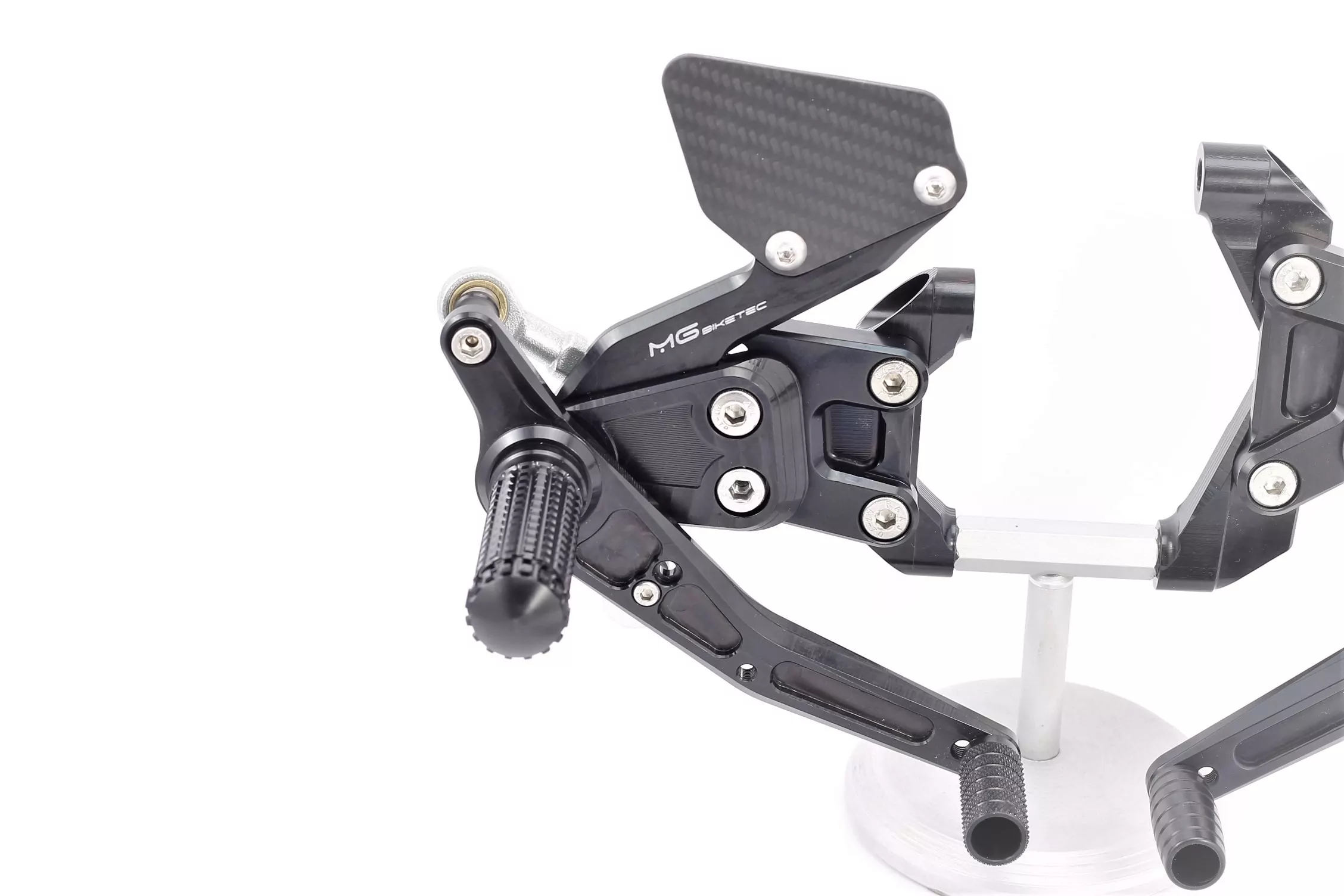 MG Biketec Sportfussrastenanlage / Rastenanlage / Fußrastenanlage, Umkehrschaltung, ABE, gültig in D - A - CH für Ducati 959 Panigale V2 ab 2016-2019