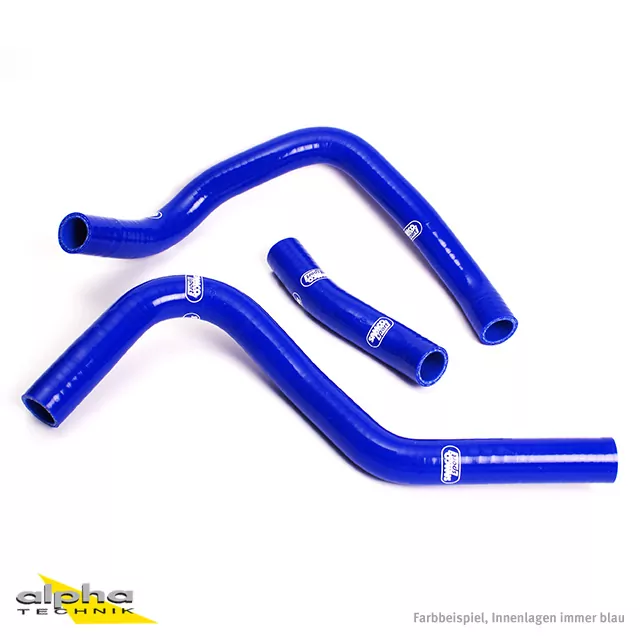 SAMCO SPORT Siliconschlauch Kit blau für Suzuki GSXR1000 Modelljahr 2001-2004