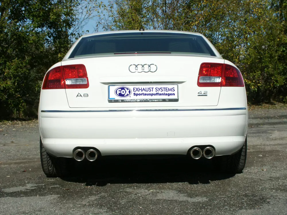 Audi A8 Typ 4E  Endschalldämpfer rechts/links Ø70mm - 2x80 Typ 17 rechts/links