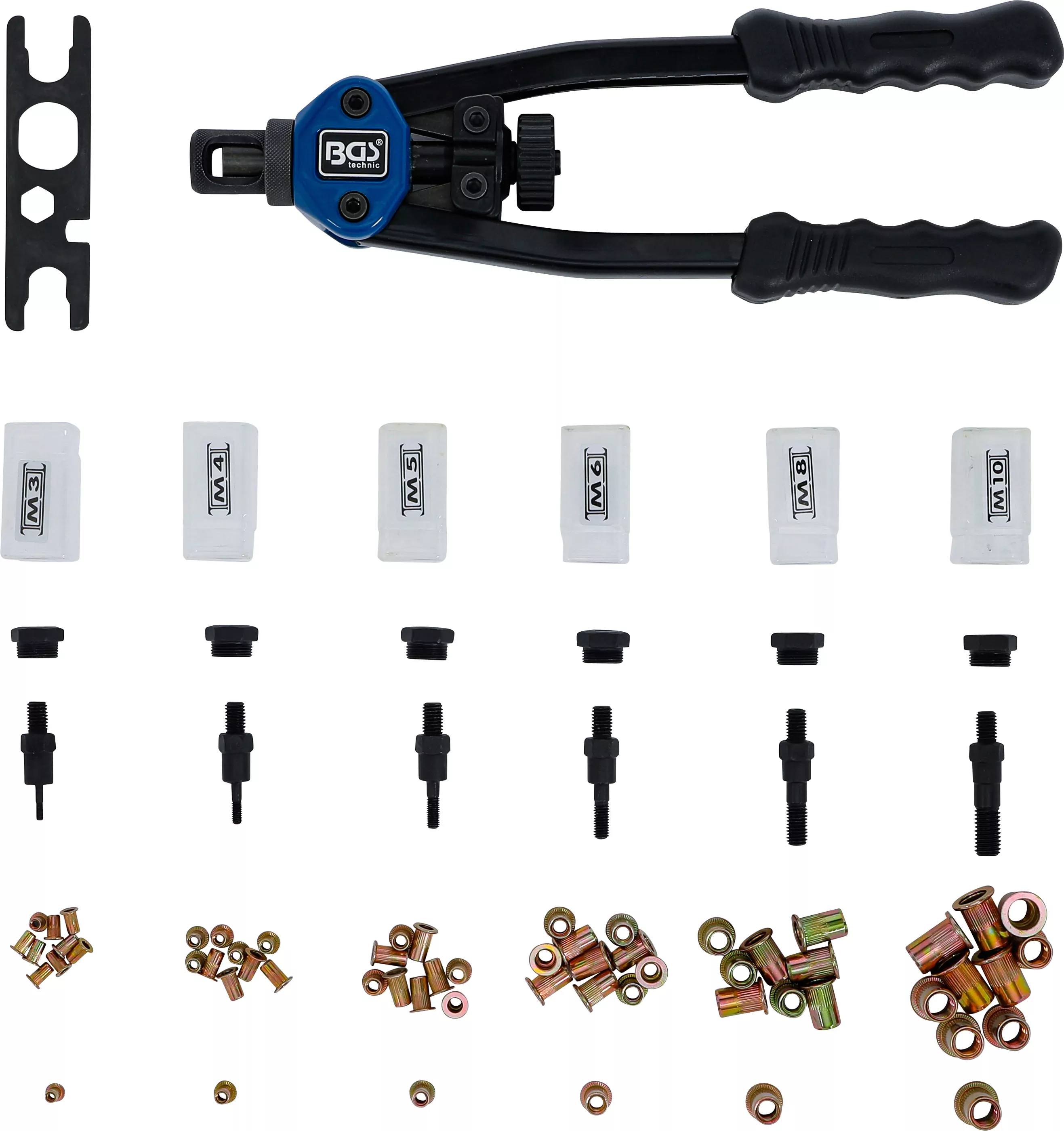 Nietmutternzangen-Satz | M3 - M10 | 68-tlg.