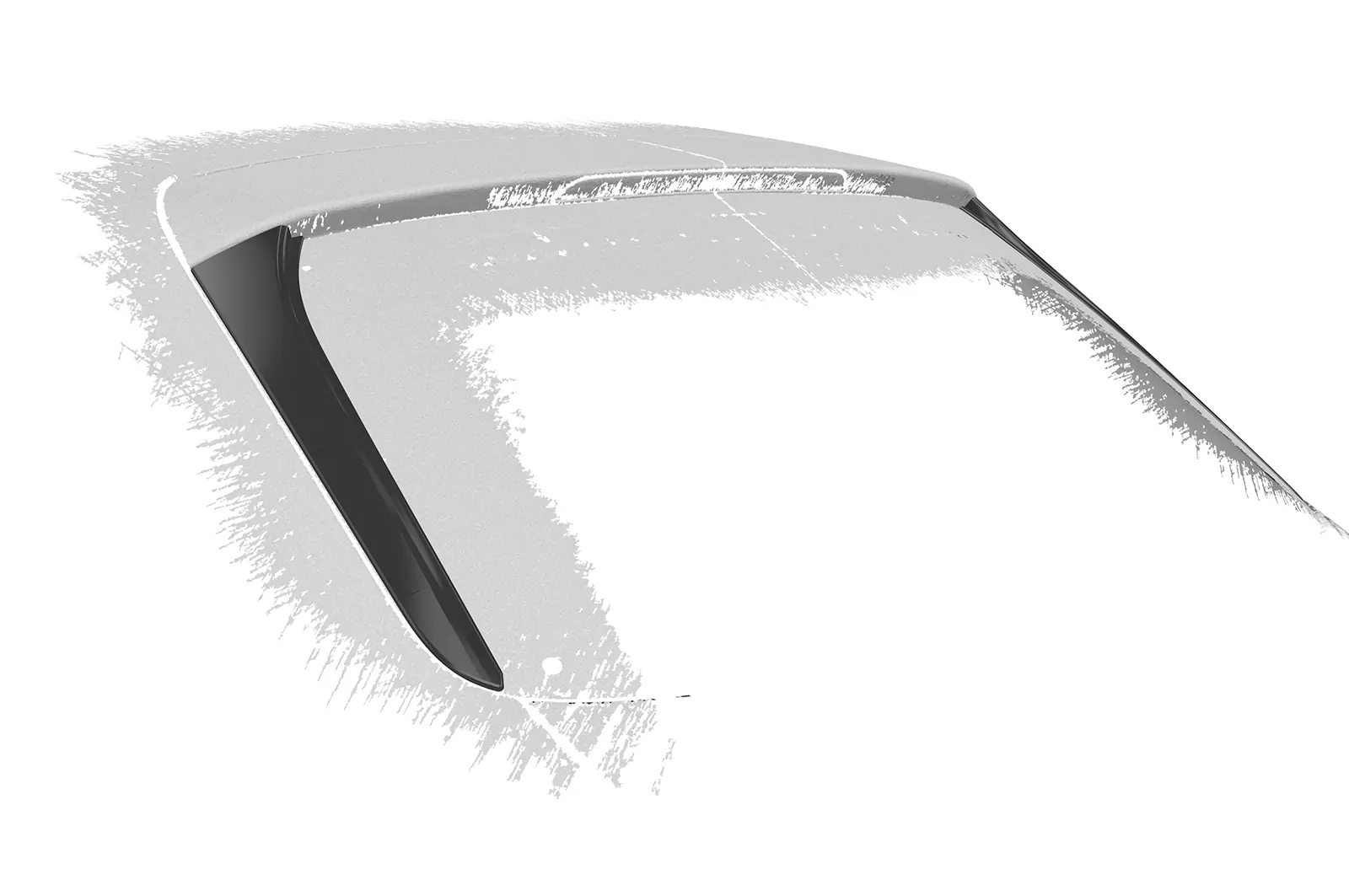 Heckflügel mit ABE für Audi A4 B8 (Typ 8K) Avant HF095 Schwarz Strukturiert