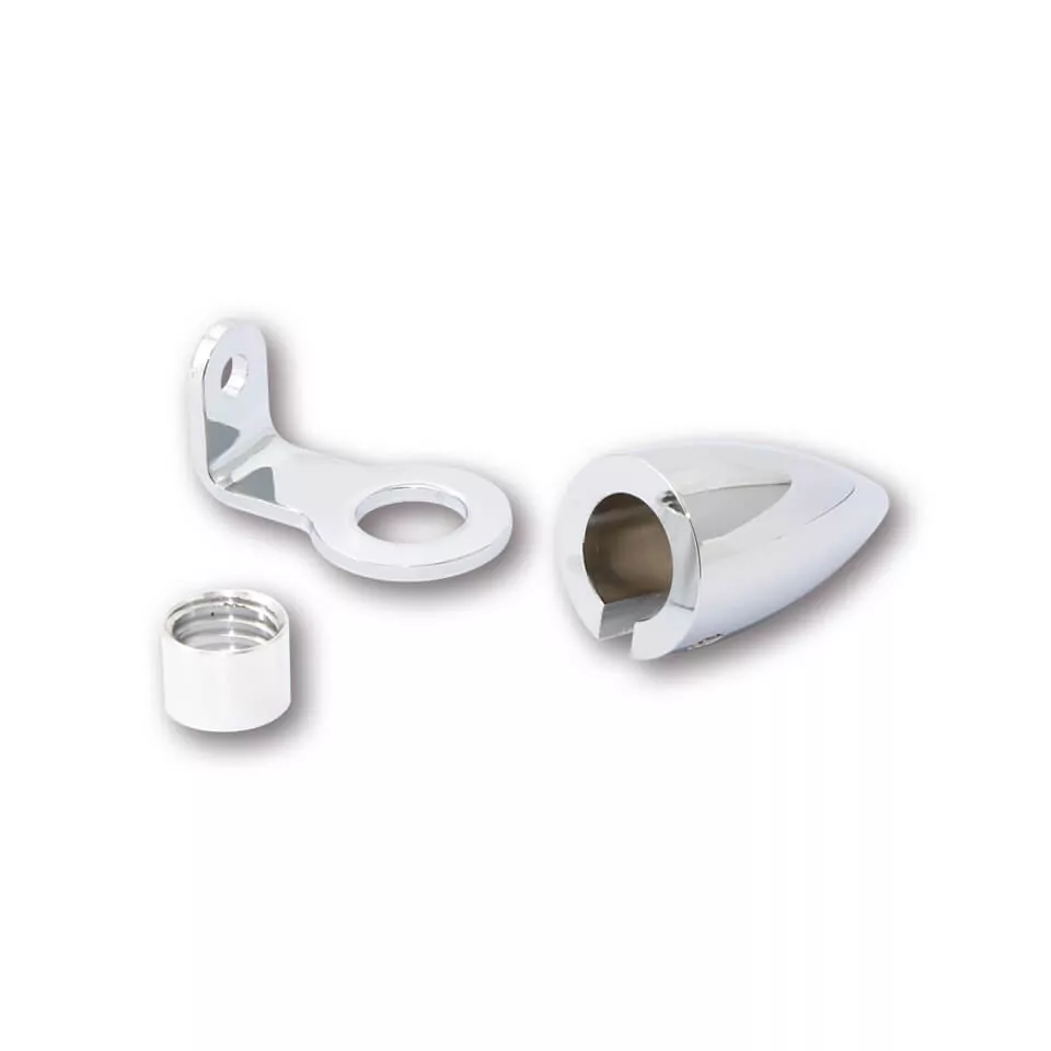HIGHSIDER pro Gehäuse Chrom CNC, Aluminium, Mit Halter Für Mono Unit (1Stck)