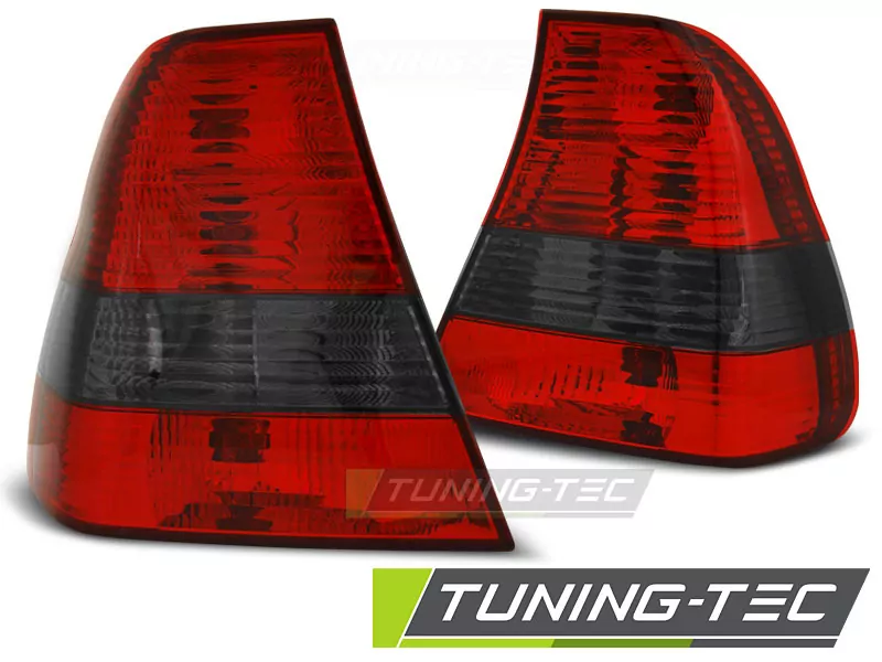 Tail Lights Red Smoke Fits Bmw E46 06.01-12.04 Compact