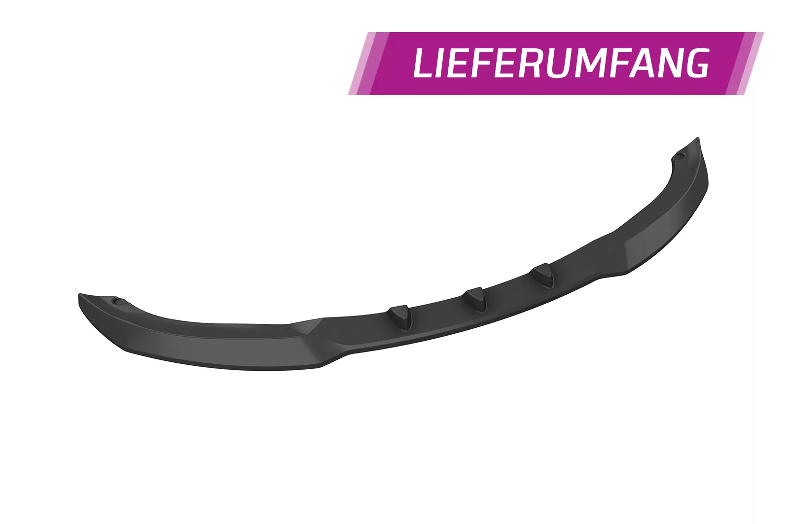 Cup-Spoilerlippe mit ABE für BMW 3er E46 Coupe / Cabrio CSL073 Strukturiert (schwarz matt)