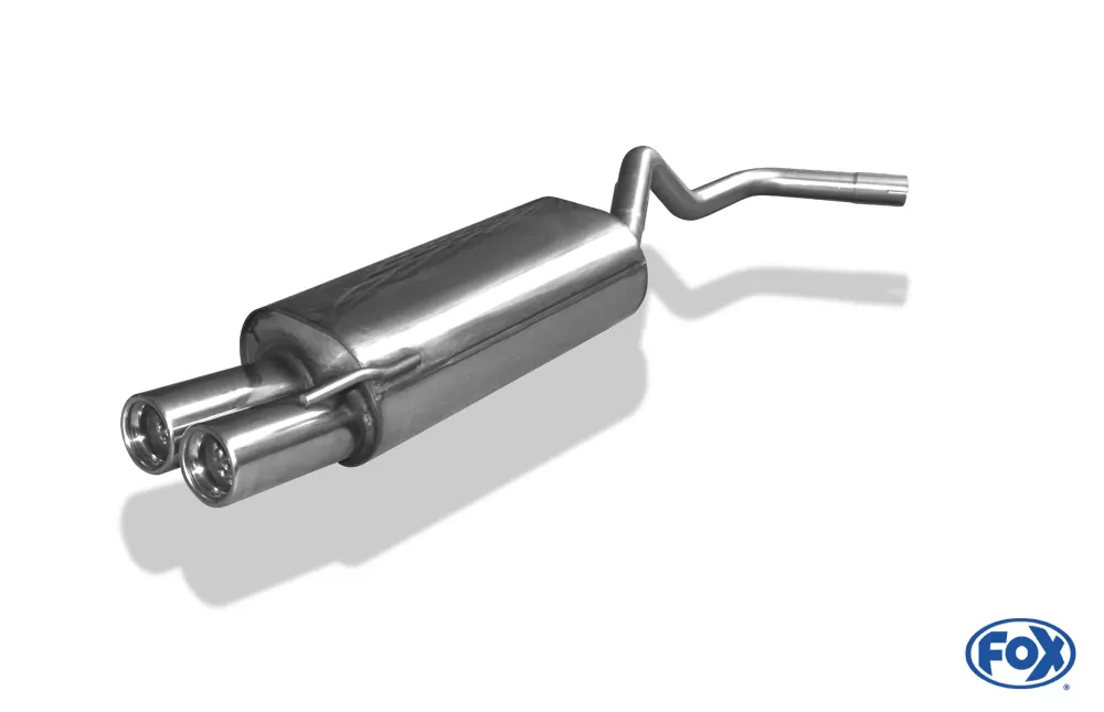 VW Polo 6N  Endschalldämpfer zweiflutig - 2x76 Typ 13