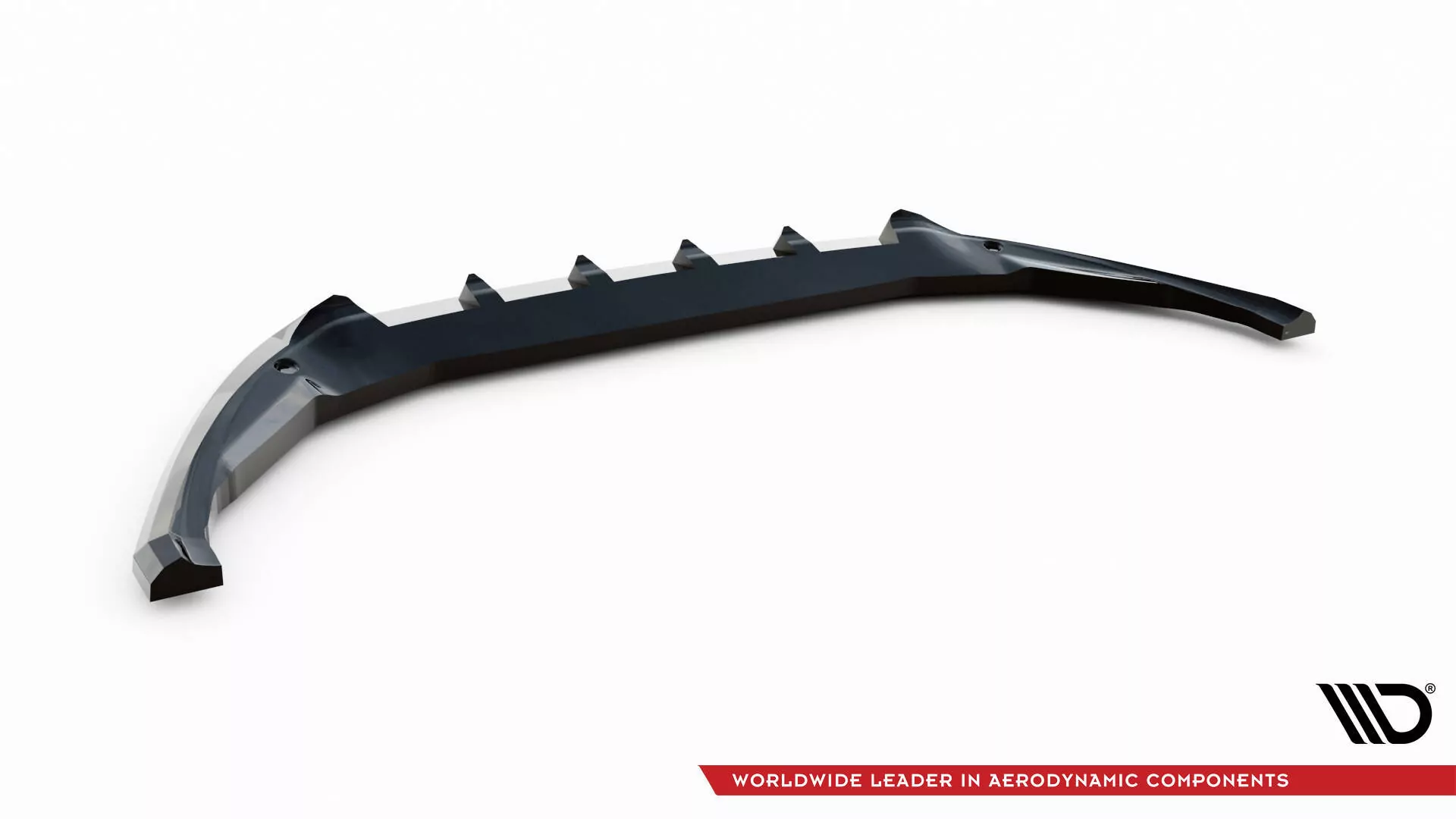 Front Ansatz Für Ford Transit Courier Mk1 Schwarz Hochglanz