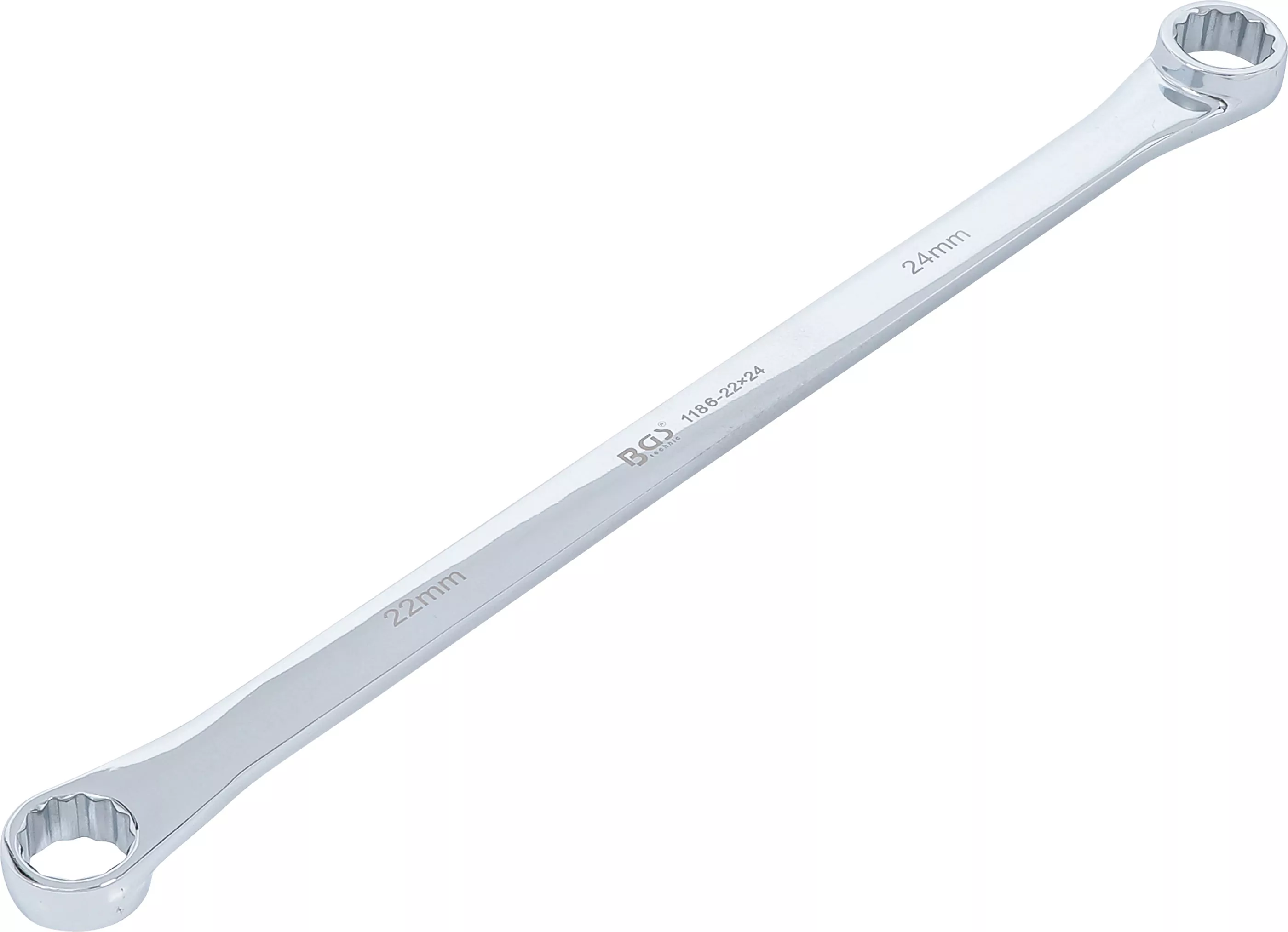 Doppel-Ringschlüssel | extra lang | SW 22 x 24 mm