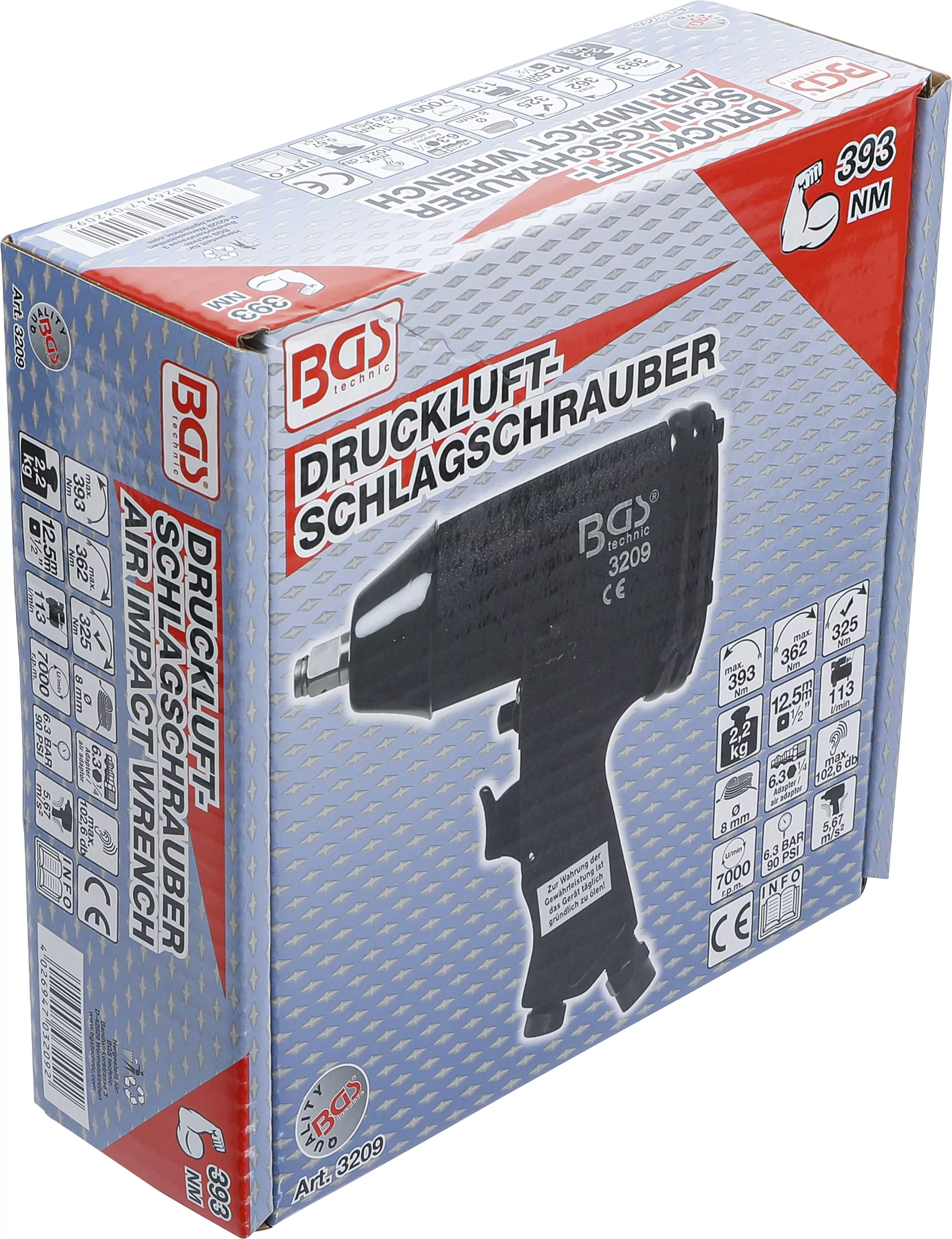 Druckluft-Schlagschrauber | 12,5 mm (1/2") | 366 Nm