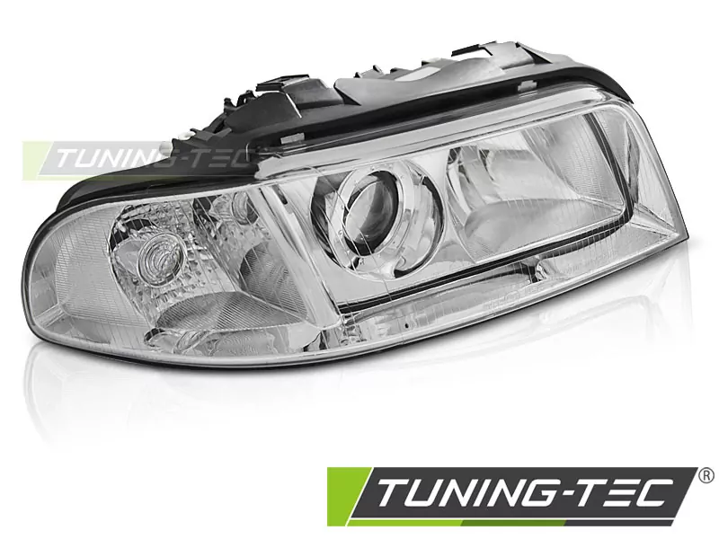 Headlight Chrome Right Side Tyc Fits Audi A4 B5 99-00