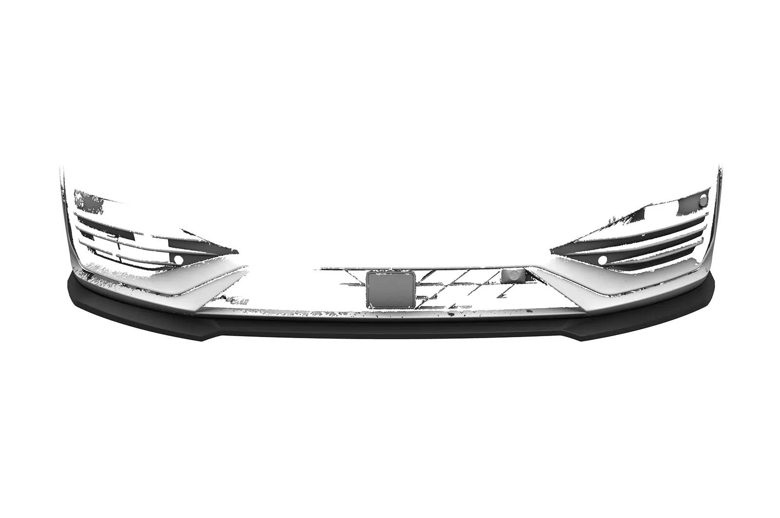 Cup-Spoilerlippe mit ABE für Cupra Leon 4 (Typ KL) CSL544 Schwarz Strukturiert