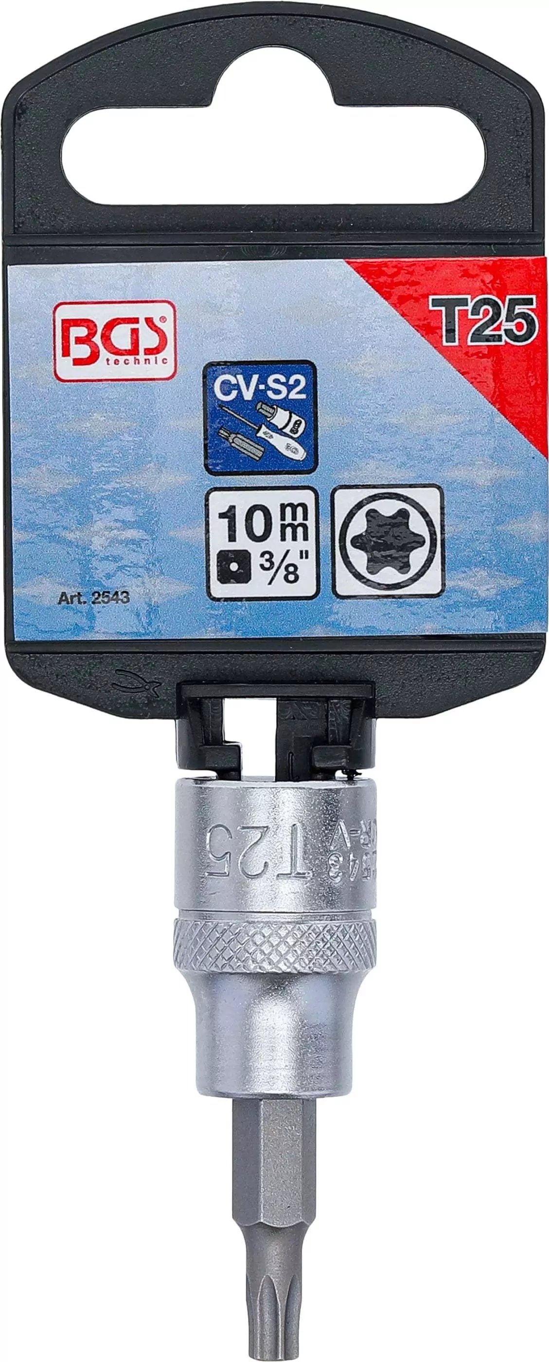 Bit-Einsatz | Antrieb Innenvierkant 10 mm (3/8") | T-Profil (für Torx) T25