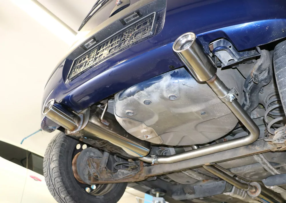 Opel Corsa C  Endschalldämpfer Ausgang rechts/links - 1x90 Typ 13 rechts/links