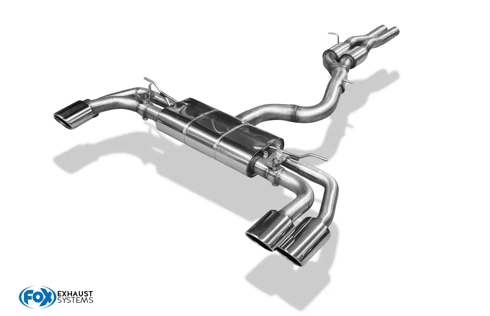 CUPRA Formentor 4x4 - VZ5  Endschalldämpfer mit 2 Abgasklappen - 2x115x85 Typ 44 rechts/links und Vorschalldämpfer