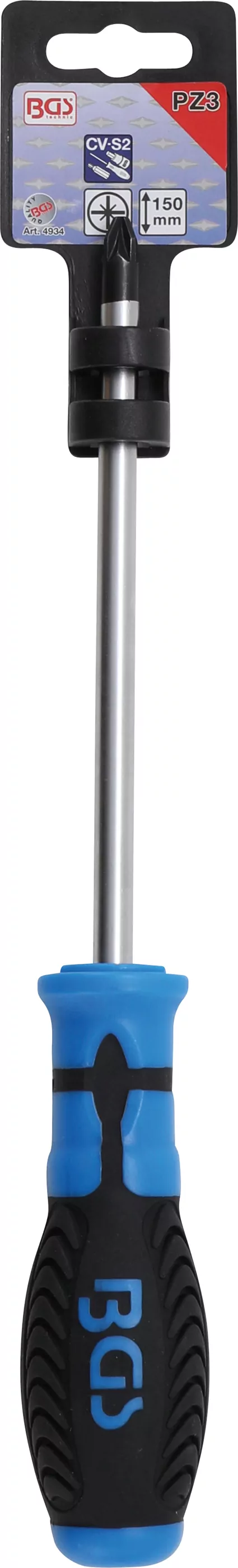 Schraubendreher | Kreuzschlitz PZ3 | Klingenlänge 150 mm