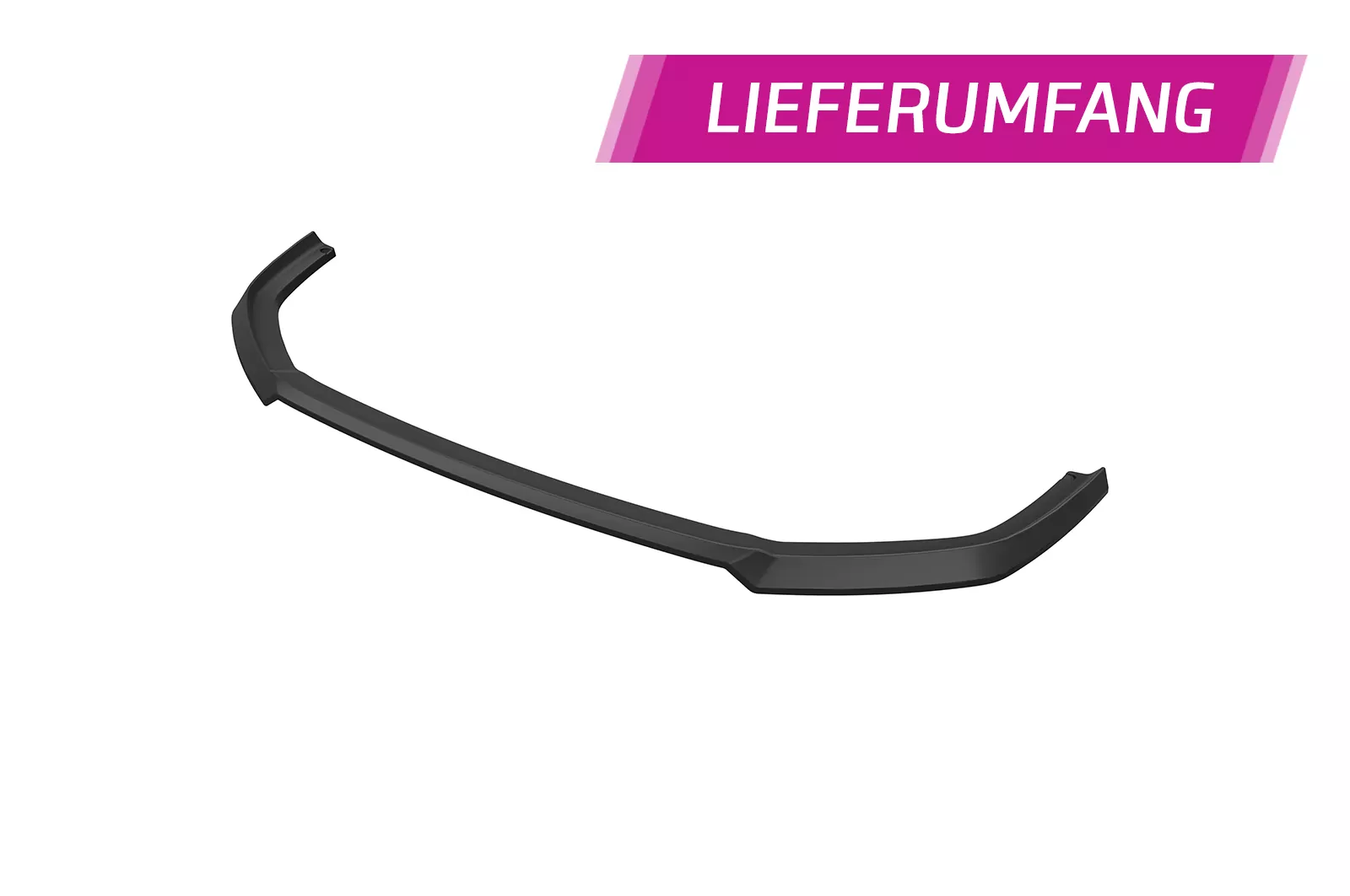 Cup-Spoilerlippe mit ABE für Audi A8 D5 (Typ 4N/F8) CSL863 Schwarz Strukturiert