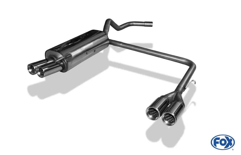 VW Polo 6N  Endschalldämpfer Ausgang rechts/links - 2x70 Typ 13 rechts/links