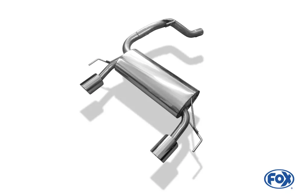 Opel Corsa D GSI  Endschalldämpfer quer Ausgang rechts/links - 1x100 Typ 16 rechts/links