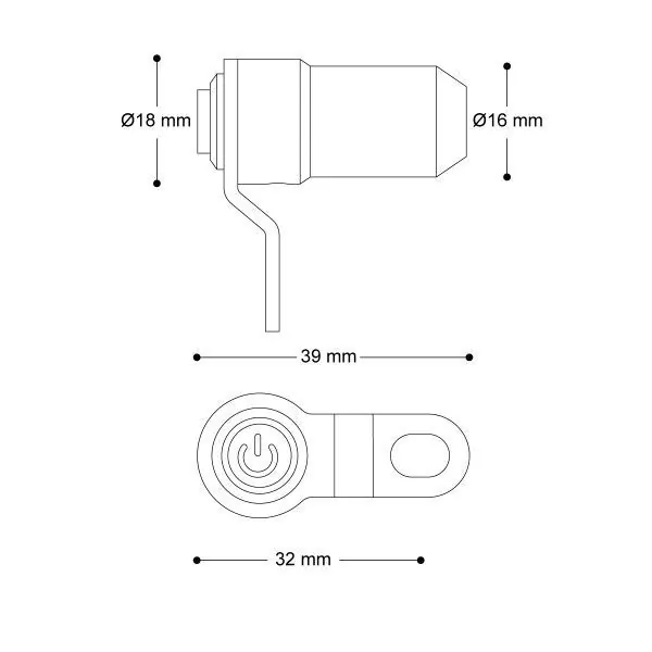 Barracuda Schalter für Zusatzscheinwerfer