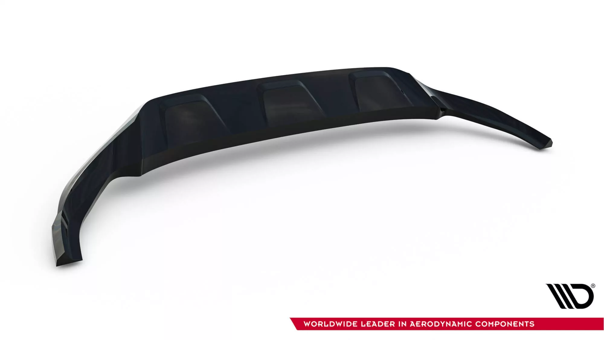 Front Ansatz Für Audi Q8 Mk1  Schwarz Hochglanz